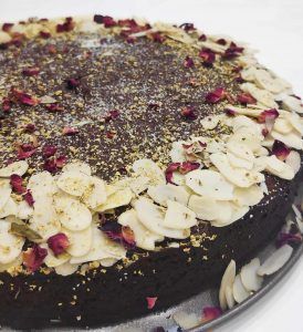 bizcocho de chocolate esponjoso