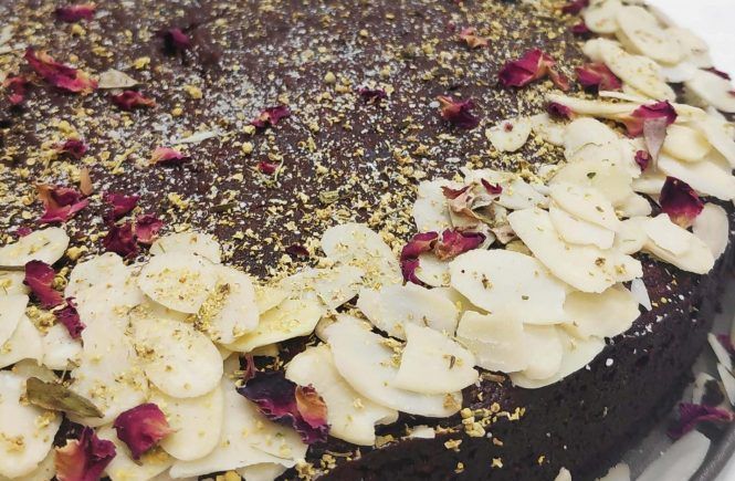 bizcocho de chocolate esponjoso