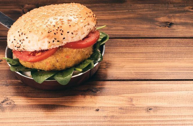Hamburguesa vegetal zanahoria